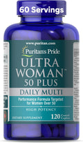 Puritan's Pride Ultra Woman 50 Plus Multivitamínico de Alta Potencia con Zinc para Mujeres