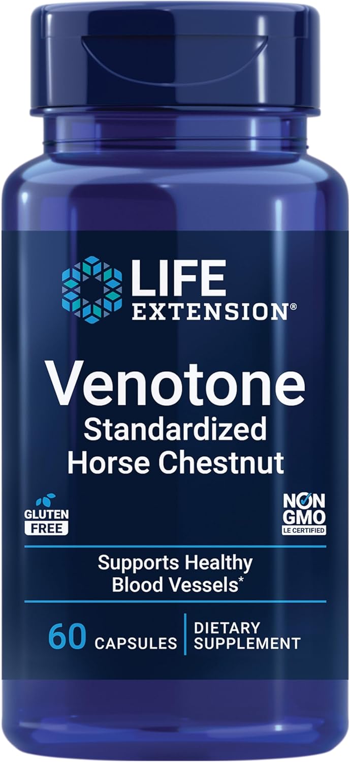 Life Extension Venotone – Extracto de Castaño de Indias Estandarizado – 60 Cápsulas