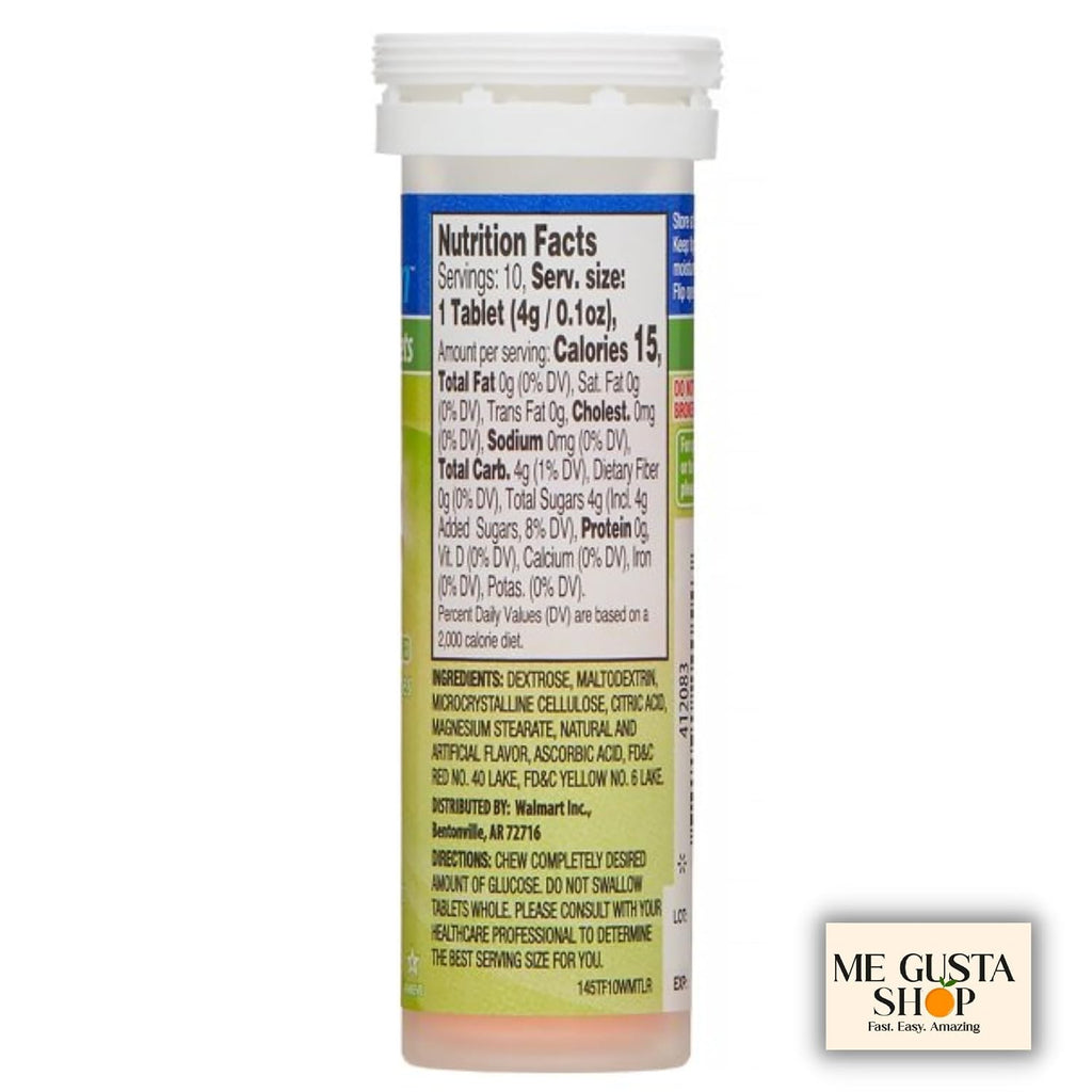 Comprimidos de Glucosa Sabor Fruta Tropical - Pack de 3 (30 Unidades)