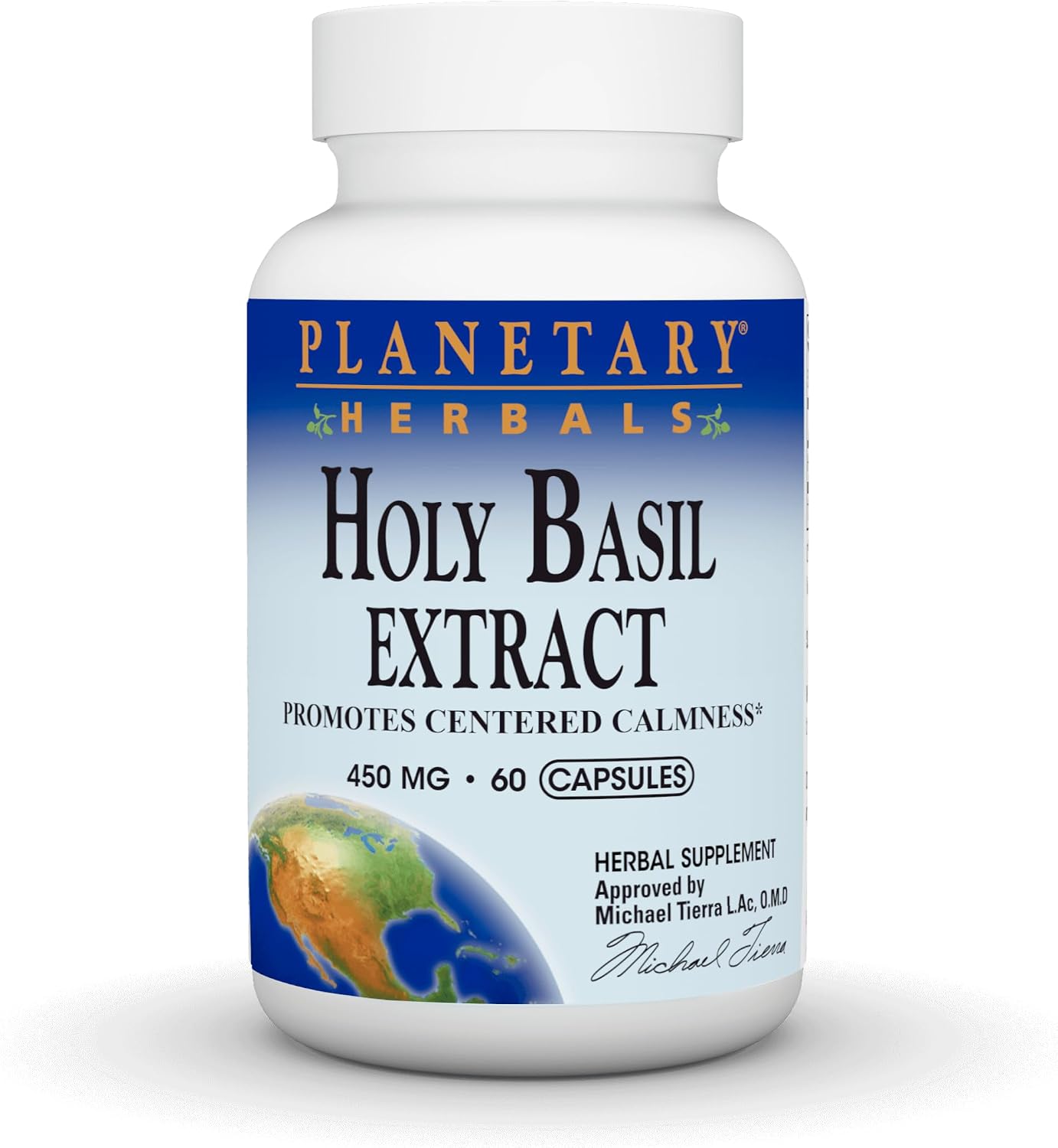 Planetary Herbals Holy Basil (Albahaca Santa) Cápsulas, 60 Cápsulas