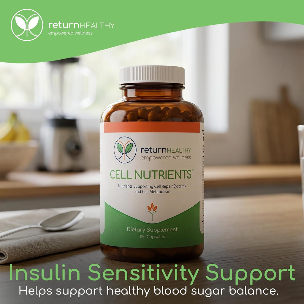 Cell Nutrients – Suplemento Mitocondrial para Reparación Celular, 120 Cápsulas