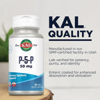 Kal B-6 50 mg Piridoxal-5-fosfato, 50 Comprimidos