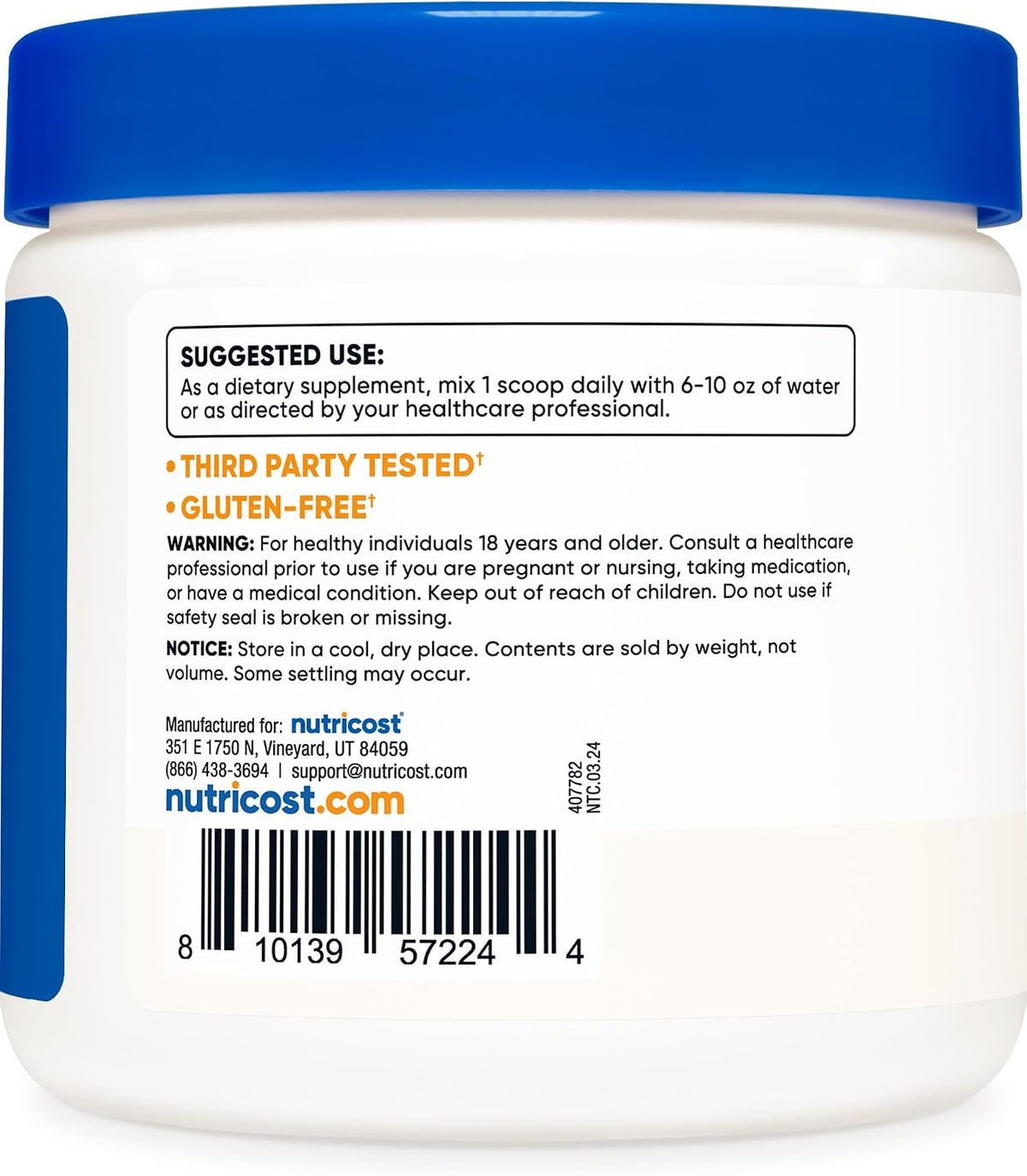 L-Tyrosine en Polvo 100g (100 porciones) - – Registrado en la FDA: La instalación de fabricación está registrada – Image 4