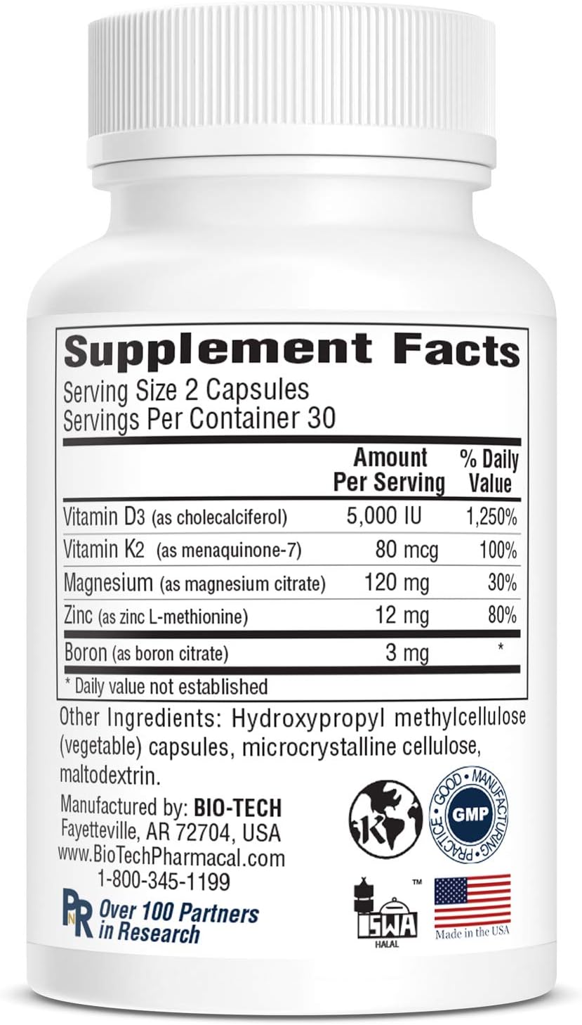 Bio-Tech Pharmacal D3 Plus (60 Cápsulas)
