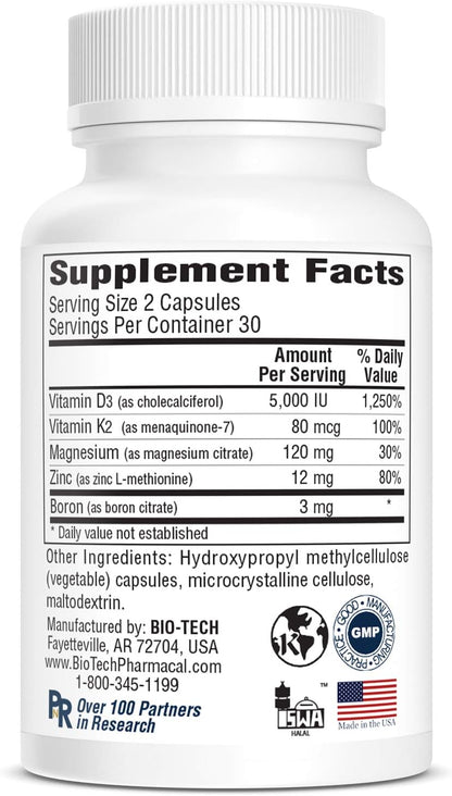 Bio-Tech Pharmacal D3 Plus (60 Cápsulas) – Image 4