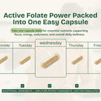 Our Daily Vites L-Metilfolato 15mg - 120 Cápsulas