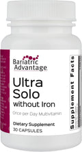 Bariatric Advantage Ultra Solo sin Hierro - Multivitamínico Diario para Pacientes Bariátricos - 30 Cápsulas