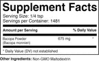 Prescribed For Life Bacopa Powder 4:1, Brahmi Powder, Ayurvedic Herbal Supplements, Bacopa monnieri (1 kg)