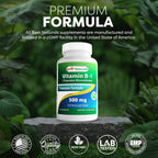 Best Naturals Vitamina B1 (Tiamina) 500 mg - 120 Comprimidos