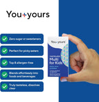 You+yours Multivitamínico en Polvo Sin Sabor para Niños y Bebés - Sin Azúcar, Edulcorantes, Sabores ni Conservantes. 30 Dosis.