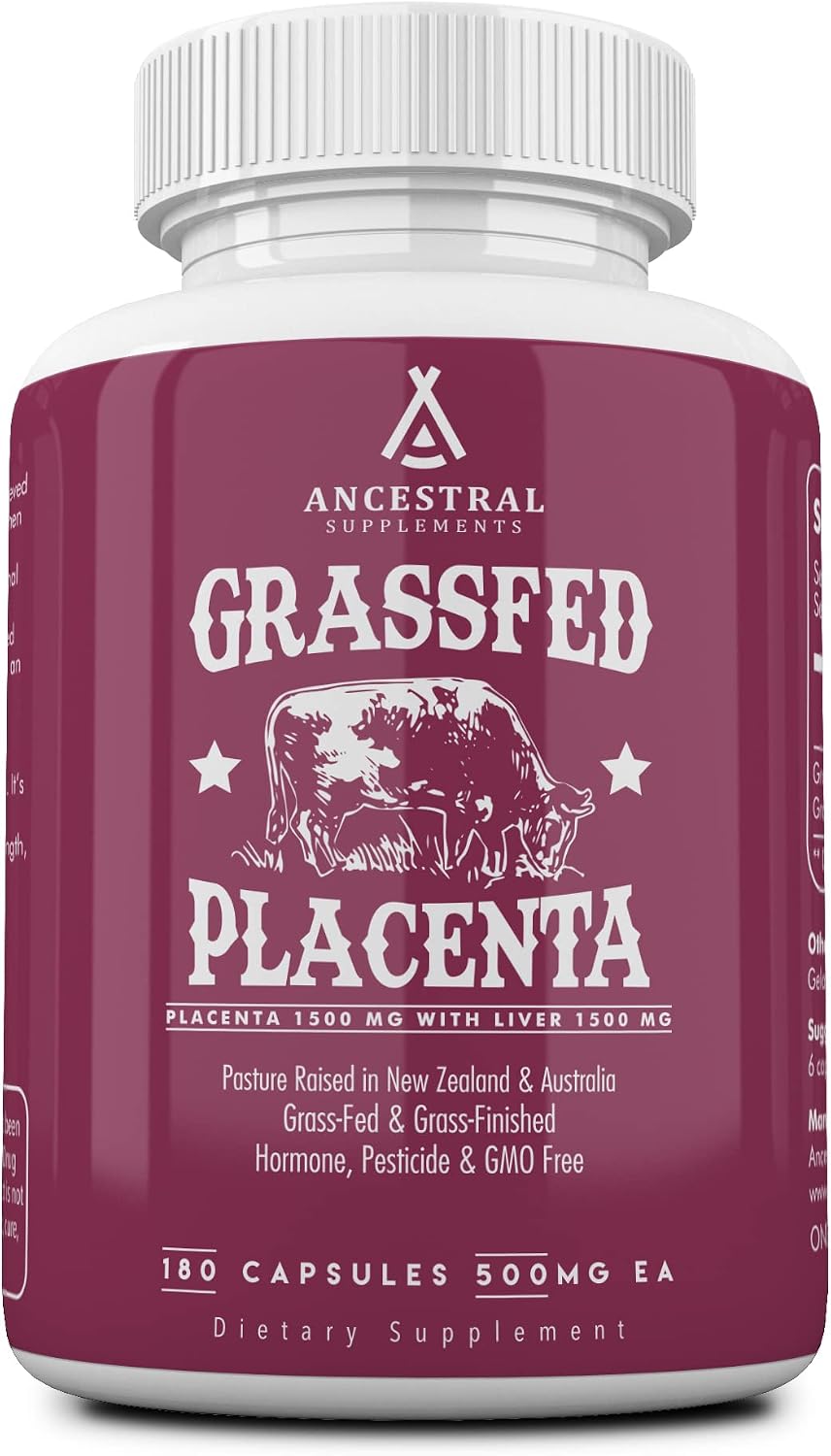 Ancestral Supplements Omega 3 Huevas de Pescado Salvaje, 2400mg, 180 Cápsulas
