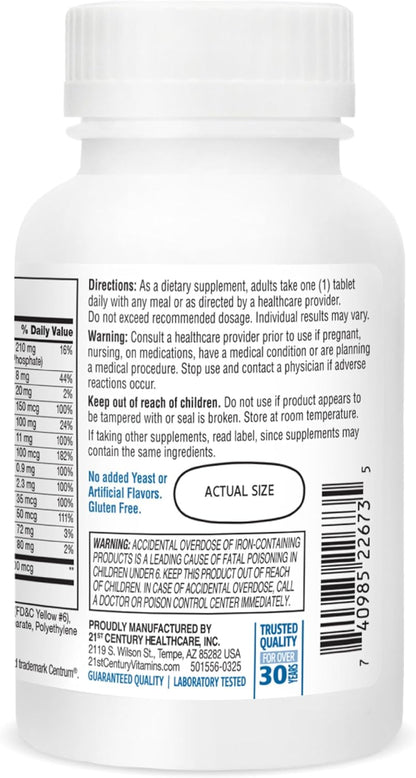 21st Century Sentry Men Multivitamin, 120 – Dosificación: opta por una dosis que puedas mantener a largo plazo, – Image 10
