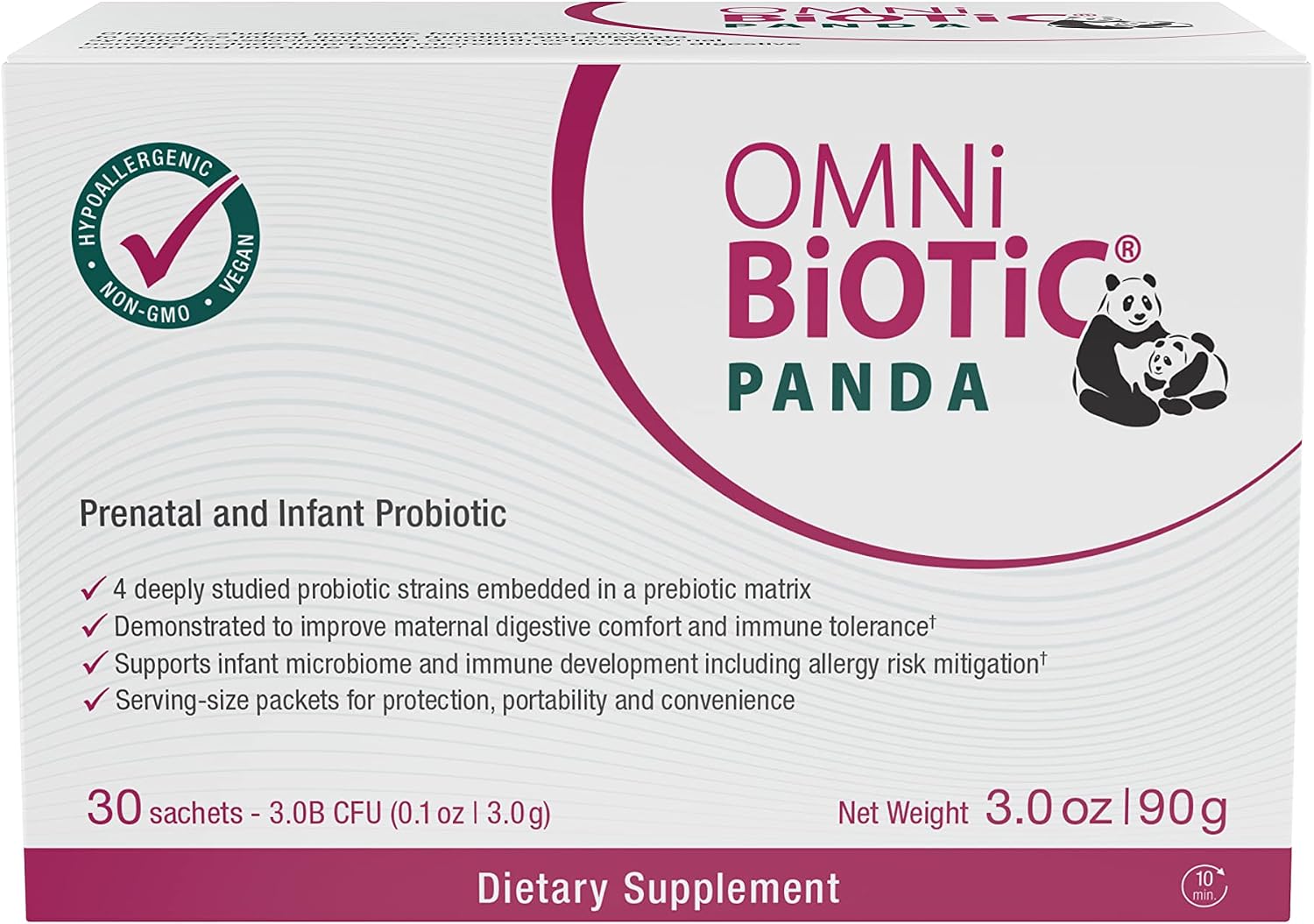 OMNi BiOTiC Panda - Probiótico Prenatal e Infantil (1 Pack)