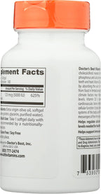 Doctor's Best Vitamina D3 5000 UI, 180 Softgels, No Transgénico