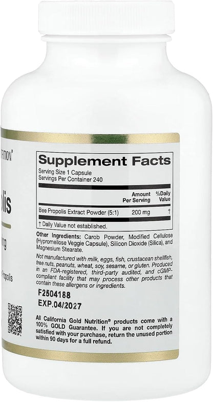 Lake Avenue Bee Propolis, 1,000 mg, 240 cápsulas vegetales – Image 2