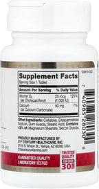 21st Century, Vitamina D3, 25 mcg (1000 UI)