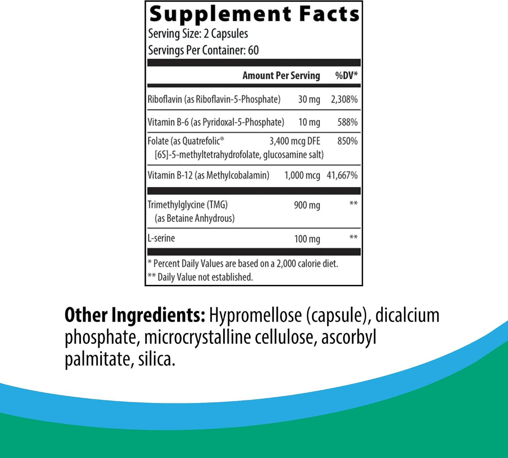 Rootcology MTHFR Pathways - Apoyo a la Metilación con Vitamina B6, B12 y Folato - 120 Cápsulas