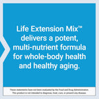 Life Extension Mix™ Powder – Fórmula avanzada de vitaminas, minerales, frutas y verduras de alta potencia