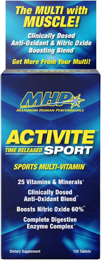 MHP Activite Sport – Multivitamínico Deportivo con 25 Vitaminas y Minerales, 120 Comprimidos
