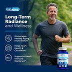 Resveratrol 1000 mg por Dosis - 180 Cápsulas Vegetales - Suplemento Antioxidante Natural