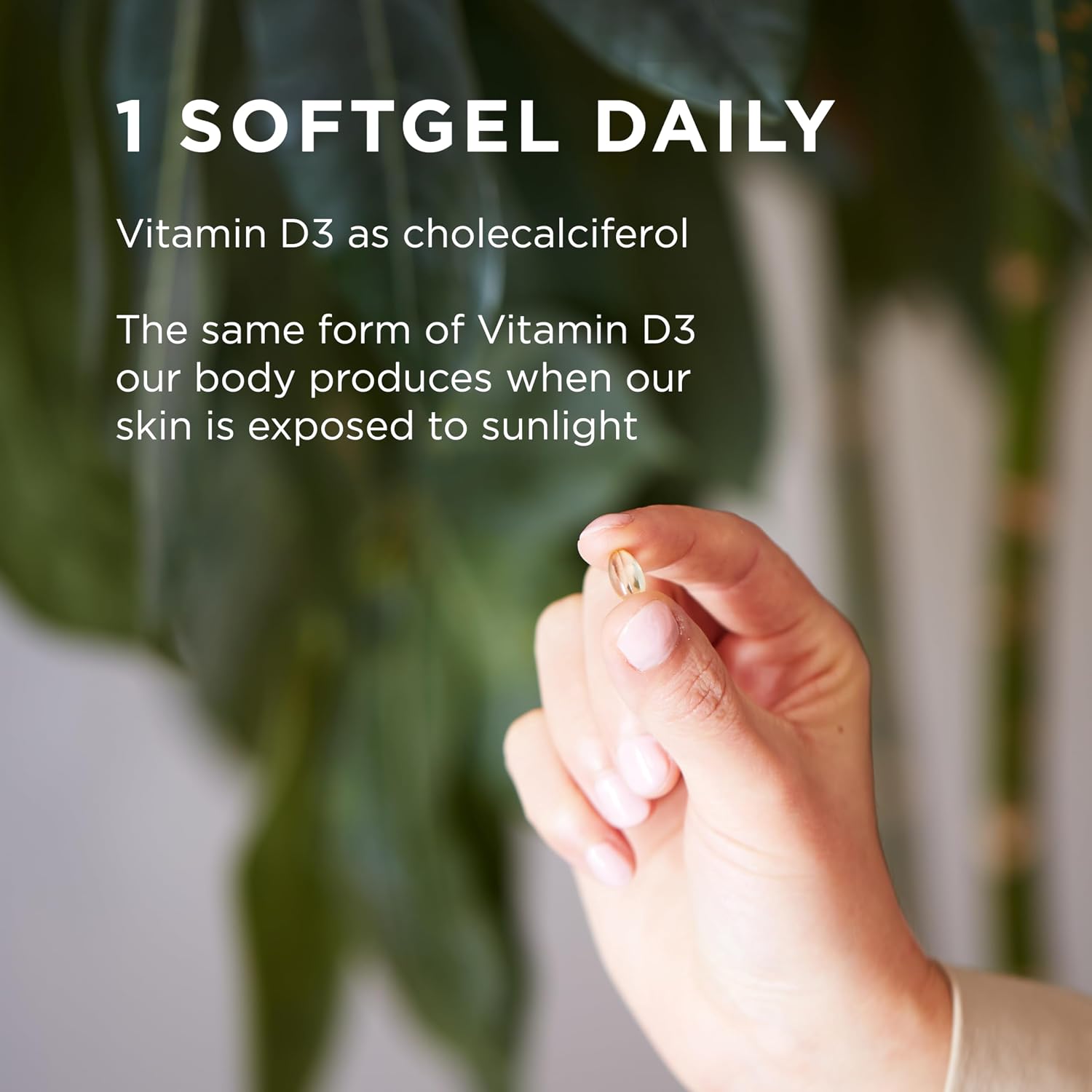 Solgar Vitamina D3 (Colecalciferol) 250 mcg (10.000 UI), 120 Cápsulas Blandas