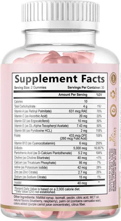 Hair Vitamins Gummies - Gominolas Sin Azúcar – El metabolismo energético normal. – Image 9