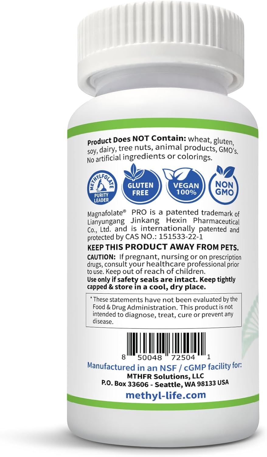 Methyl-Life® Masticable B-Metilado – 3 mg L-Metilfolato + B12 Metilada Sublingual (Metilcobalamina) | Folato Activo y Vitamina B12 | Vegano, Sin OGM, Sin Gluten