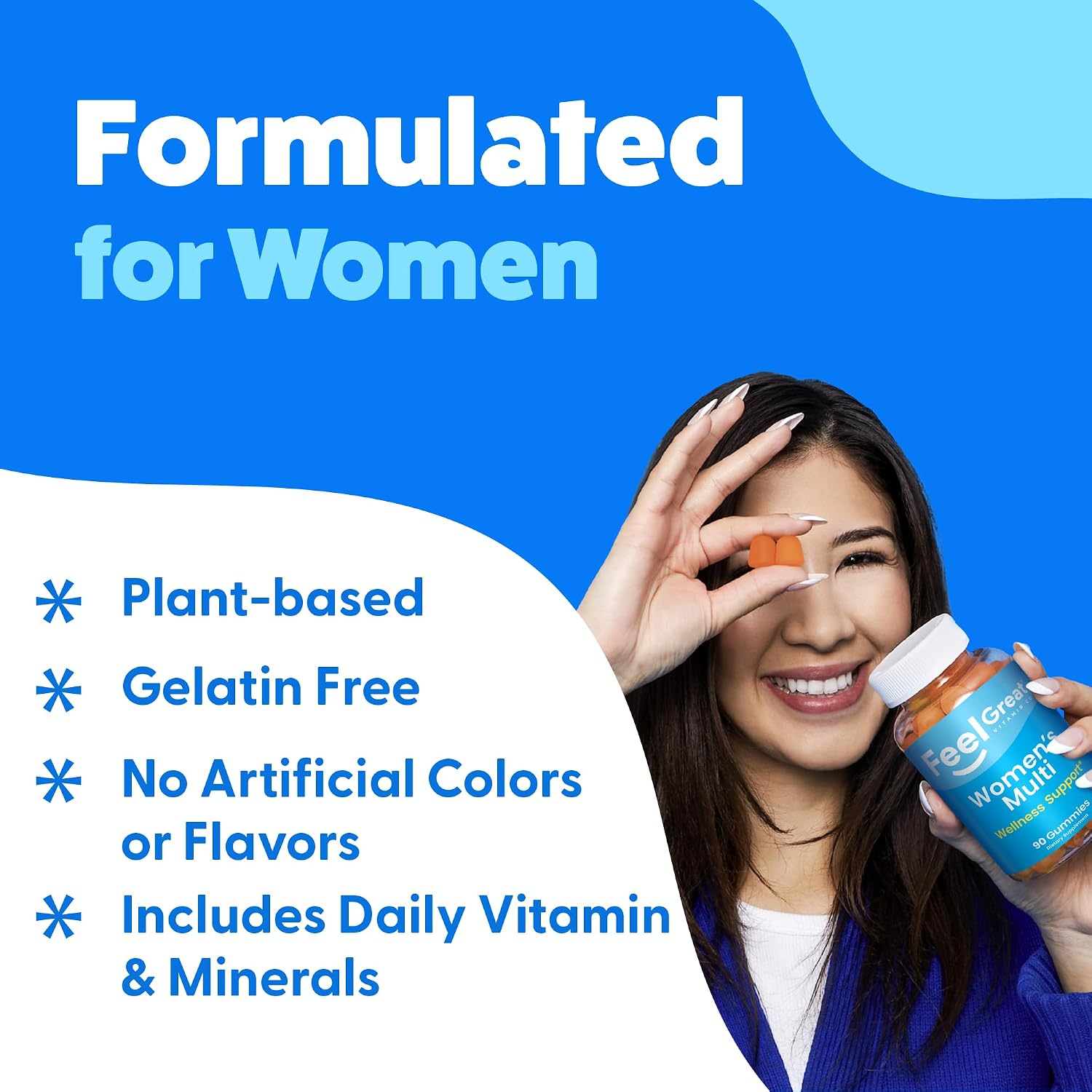 Multivitamin Gummy para Mujeres - Feel Great Vitamin Co | Complejo de Vitaminas en Gominolas