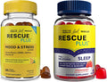Bach RESCUE Plus Gominolas de Sueño y Estrés - Pack 2x1, 60 unidades cada una