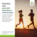 Terry Naturally A•D3•K2 - Suplemento con Vitaminas A, D3 y K2 para el Mantenimiento de la Visión, Huesos y Sistema Inmunitario (60 Cápsulas Blandas)