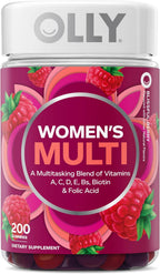 OLLY Women's Multi Vitamin Gummies con Biotina, Sabor Blissful Berry (200 unidades)