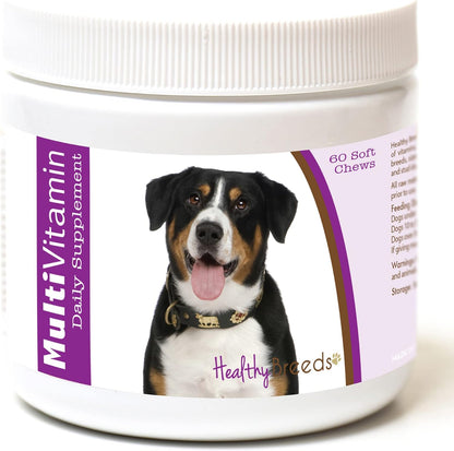 Healthy Breeds Multivitamínico en Masticables Suaves para Perros de Montaña Entlebucher - 60 unidades – Image 1