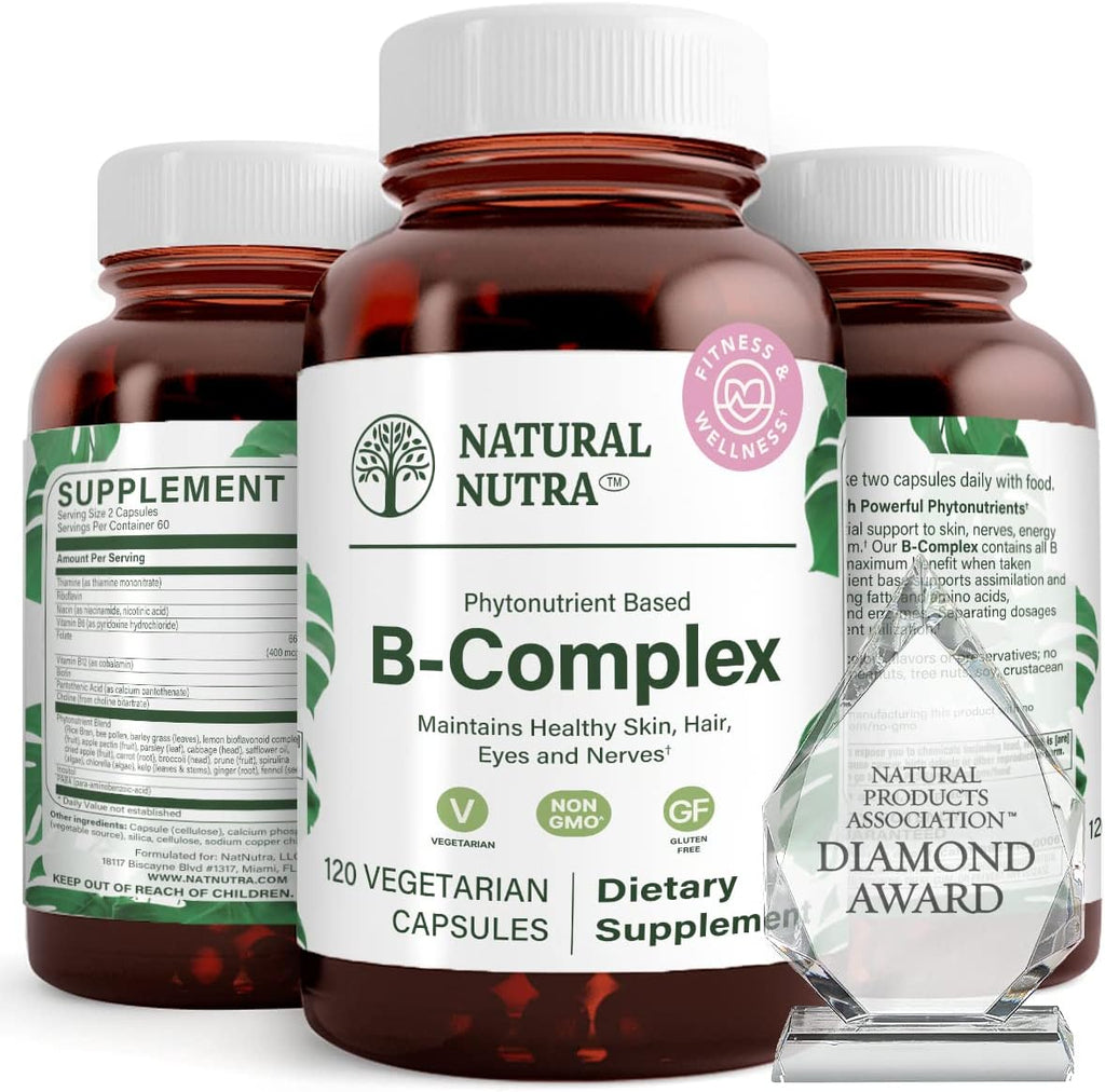 Nutra Complejo B Natural - 120 Cápsulas Vegetarianas