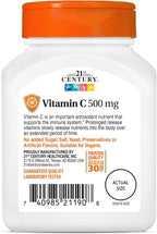 21st Century C 500 mg Liberación Prolongada - 110 Comprimidos