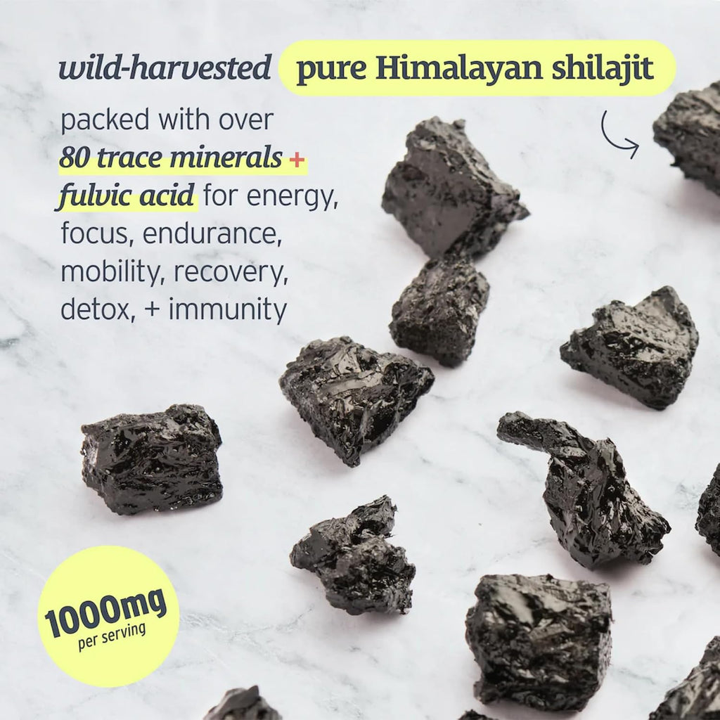 Pink Vitality Gominolas de Shilajit del Himalaya para Fuerza, Energía y Concentración Cognitiva | Sin Azúcar | Vegano | Natural | Sandía
