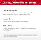 Physician's Strength Power-C Vitamina C Natural - 90 Cápsulas Raw Food con Flavonoides