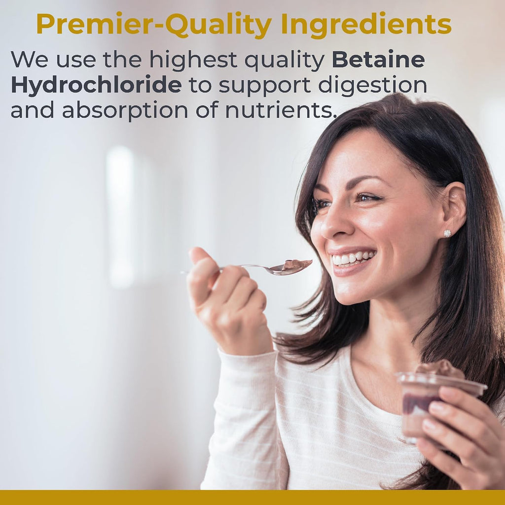 Premier Research Labs Premier HCL - Betaína HCl, 90 Cápsulas Vegetarianas (Paquete de 2)