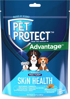 Pet Protect Suplemento para la Piel de Perros, Mezcla Patentada Free Form, Masticables Sabor Bacon (60 unidades)