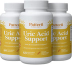 Pattern Wellness Uric Acid Support – Suplemento para el Equilibrio del Ácido Úrico – 60 Cápsulas Veganas