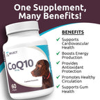 K9 Select CoQ10 Supplement for Dogs, 30mg - 60 Soft Gels per Bottle