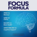 Focus Formula Nootrópico – 60 Comprimidos Veganos para Concentración y Memoria