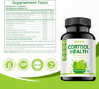 Suplemento de Control de Cortisol 15 en 1 con Magnesio Glicinato, L-Teanina, Ashwagandha y Rhodiola Rosea – 60 Cápsulas