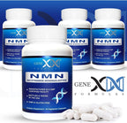 Genex Formulas NMN 250mg Suplemento (Pack de 4) - 99% Puro, Estabilizado, Vegano - 4 Meses de Suministro