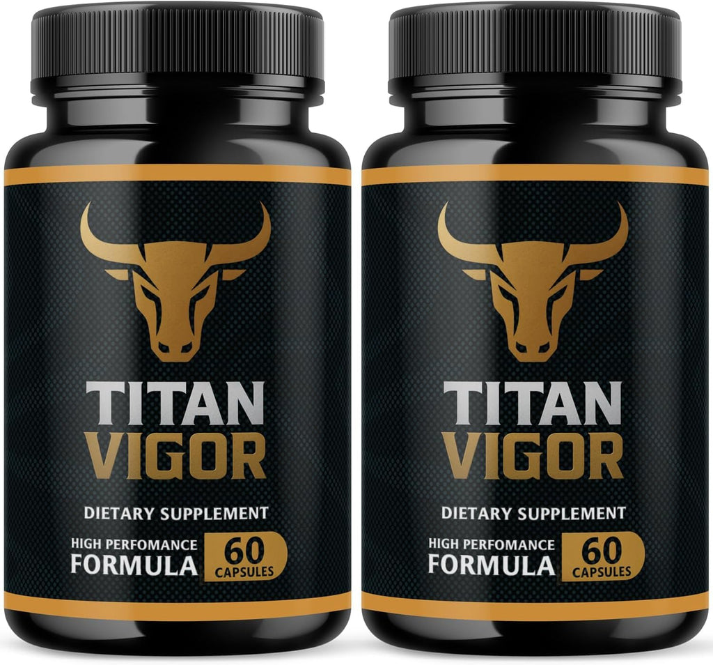 Titan Vigor - Fórmula de Alto Rendimiento para Hombres, 120 Cápsulas