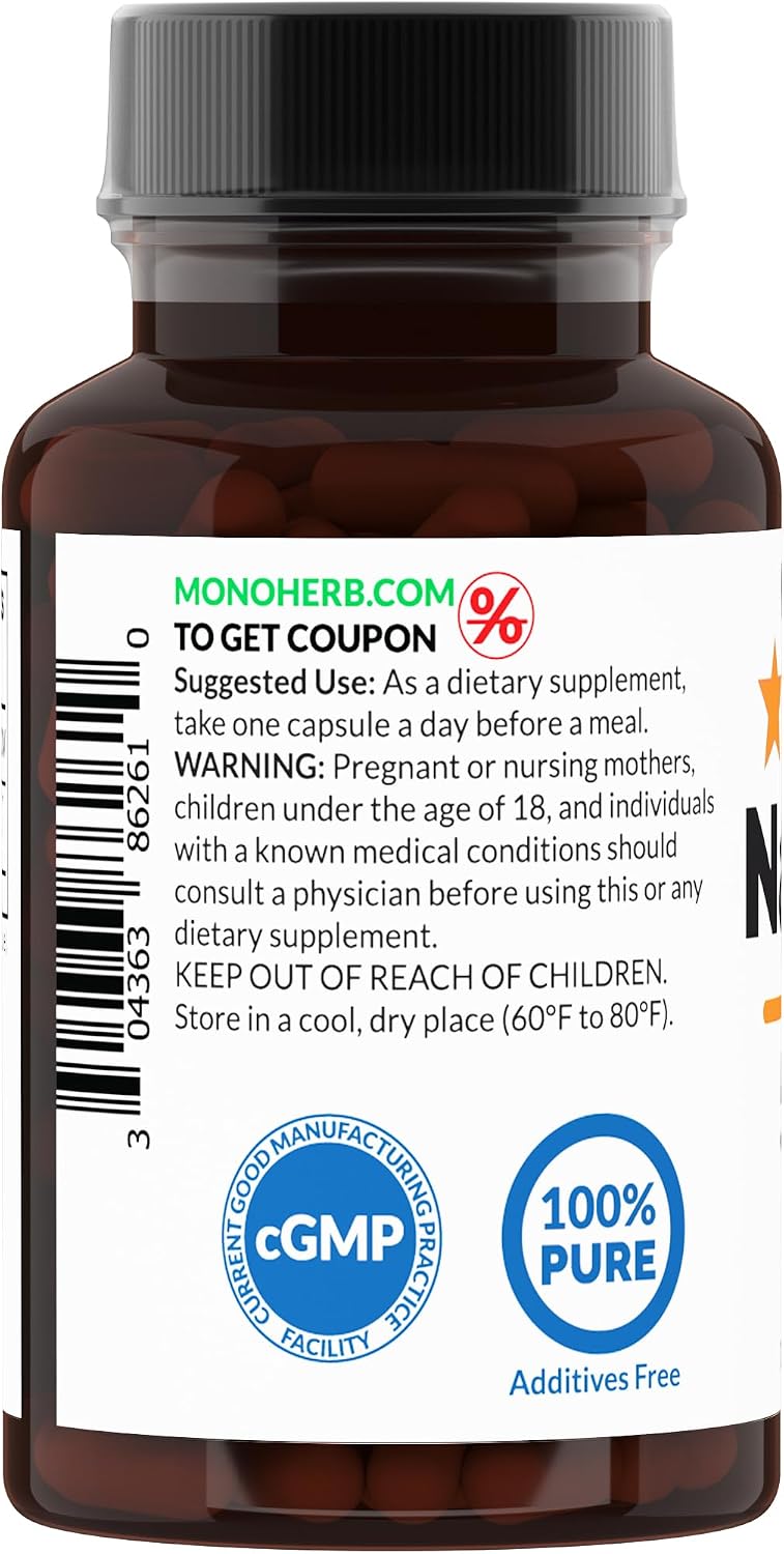MONOHERB Naringina 500 mg - 90 Cápsulas Vegetales - 90 Dosis