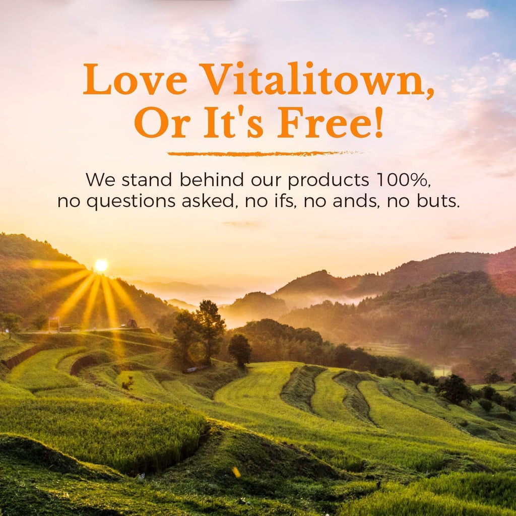 Vitalitown Complejo de Vitamina C 1000 mg con Escaramujo, Bioflavonoides, Cúrcuma y Equinácea - 90 Comprimidos
