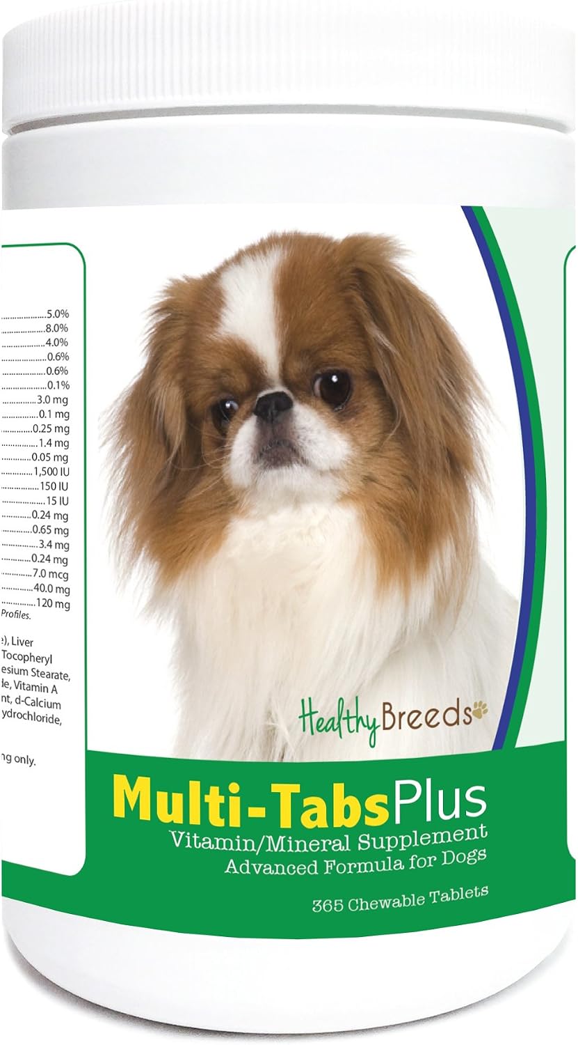 Healthy Breeds Japanese Chin Multi-Tabs Plus Comprimidos Masticables 365 Unidades