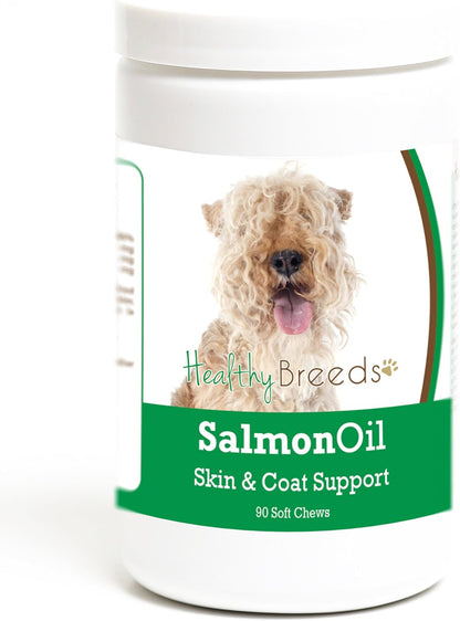 Healthy Breeds Lakeland Terrier Salmon Oil – Piel y pelaje: Los Omega-3 y Omega-6 ayudan a mantener una barrera – Image 1