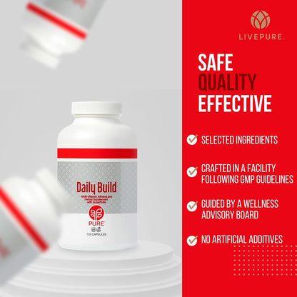 PURE Daily Build | Multivitamínico Avanzado – Vitamina D y Calcio: La vitamina D contribuye a la absorción y – Image 5