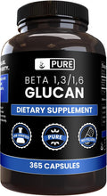 PURE ORIGINAL INGREDIENTS Beta Glucan 1,3/1,6 - 365 Cápsulas